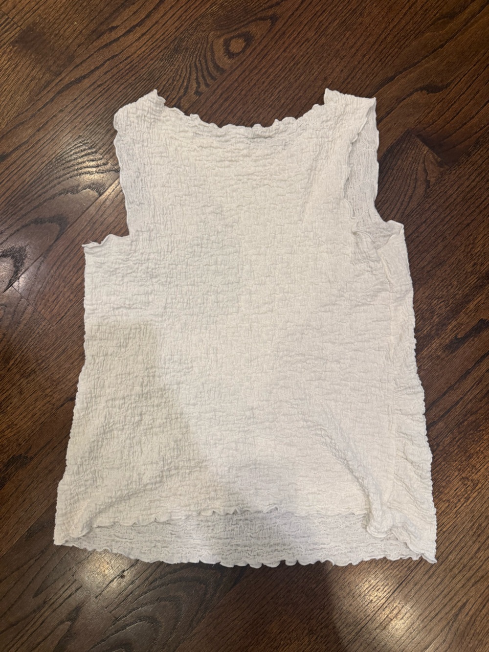 Old Navy Maternity Cream Textured Tank Top